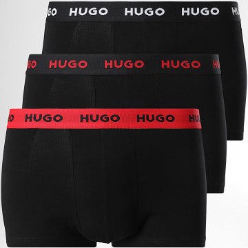 HUGO - Lot De 3 Boxers 50532611 Noir Rouge