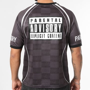 Parental Advisory - Maillot Logo Back Noir Blanc