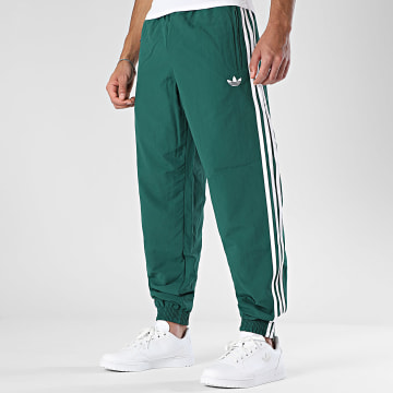 Adidas Originals - Pantalon Jogging A Bandes Firebird Woven KC8032 Vert Blanc