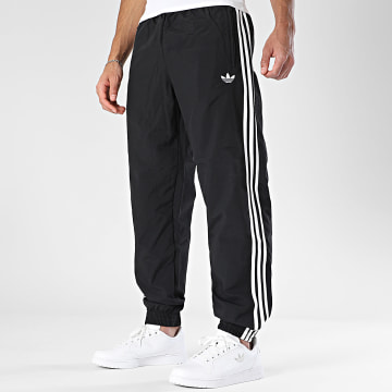 Adidas Originals - Pantalon Jogging A Bandes Firebird Woven KE1371 Noir Blanc
