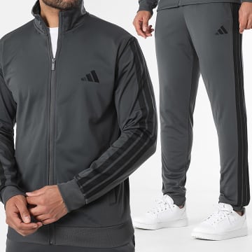 Adidas Performance - Chándal 3 Stripes KC1355Gris Antracita