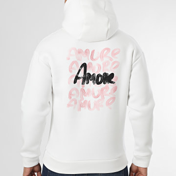 ADJ - Sudadera Con Capucha 076 Blanco