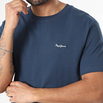 Pepe Jeans - T-Shirt Contrast Connor PM5010179 Marineblau