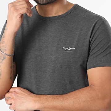 Pepe Jeans - Camiseta Original Basic PM5010180 Gris Antracita Jaspeado