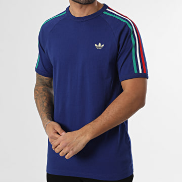 Adidas Originals - Tee Shirt A Bandes 3 Stripes KC8641 Bleu Roi
