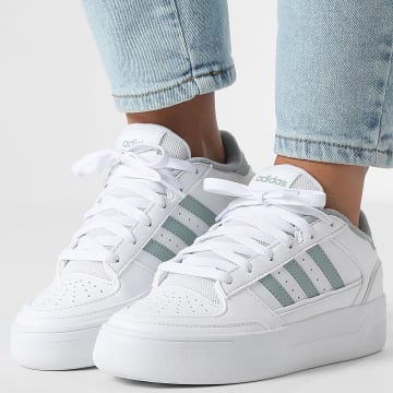 Adidas Sportswear - Baskets Femme Break Start Bold J JP6504 Footwear White Wonder Sage