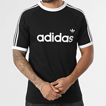 Adidas Originals - Tee Shirt A Bandes 3 Stripes Ringer KF0417 Noir