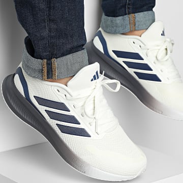 Adidas Sportswear - Baskets Runfalcon 5 JQ6977 Off White Dark Blue Dash Grey