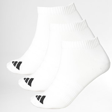 Adidas Sportswear - Lot De 3 Paires De Chaussettes Essential Low JZ0533 Blanc Noir