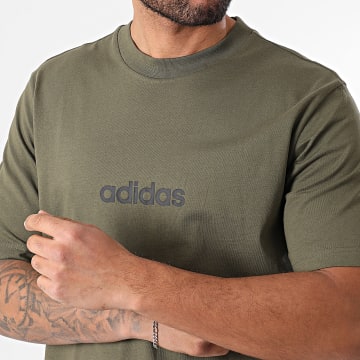 Adidas Sportswear - Tee Shirt Linear JE9001 Vert Kaki