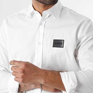 HUGO - Chemise Manches Longues Emero 50555786 Blanc