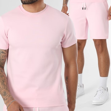 LBO - Completo T-Shirt E Pantaloncino Da Jogging 0021 Rosa