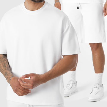 LBO - Completo T-Shirt E Pantaloncino da jogging Large 0031 Bianco