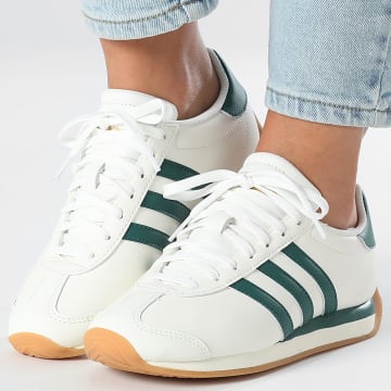 Adidas Performance - Zapatillas Mujer Runvista HQ2329 Blanco Central Verde Goma 3