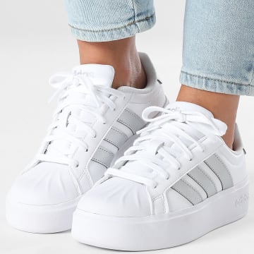 Adidas Performance - Zapatillas Mujer Streettalk Bold KJ3857 Footwear White Silver Metallic Core Black