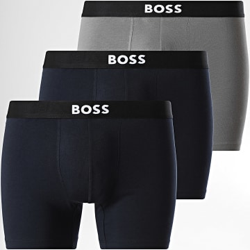 BOSS - Lot De 3 Boxers 50544272 Bleu Marine Gris
