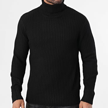 JJREBEL - Jersey Canalé Cuello Alto Frey Negro