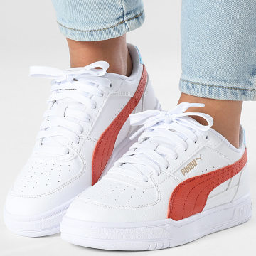 Puma - Baskets Femme Caven III Jr 406235 Puma White Amarena Blue