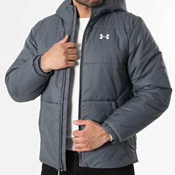 Under Armour - Plumífero con capucha Insulated 1389182 Gris Antracita