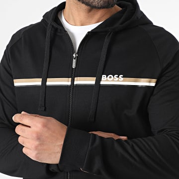 BOSS - Sweat Capuche Zippé Authentic 50554785 Noir
