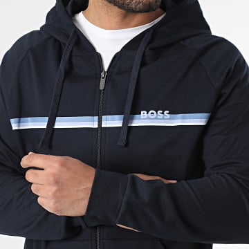 BOSS - Sudadera con Capucha con Zipper Authentic 50554785 Azul Marino