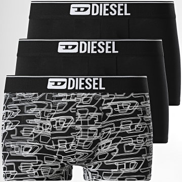 Diesel - Set di 3 Boxer A19391-0GFCF Nero Bianco
