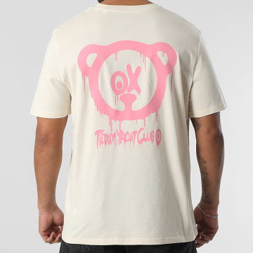 Teddy Yacht Club - Tee Shirt Oversize Large Simple Andrew Rose Beige