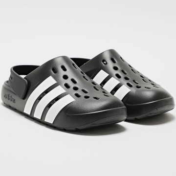 Adidas Sportswear - Claquettes Adilette Clog 2.0 JQ8058 Core Black Footwear White