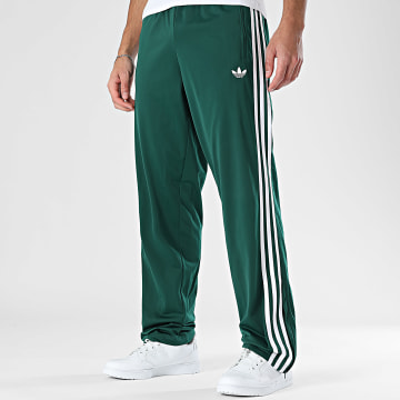 Adidas Originals - Pantalon Jogging A Bandes Firebird TP KD8317 Vert Bouteille Blanc