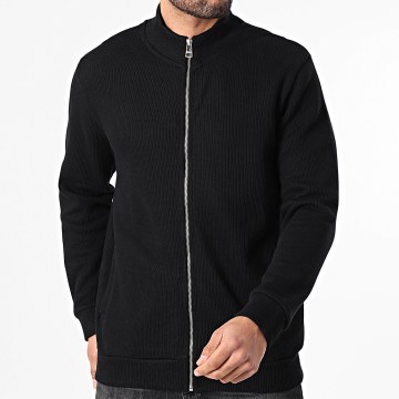 Classic Series - Chaleco Zippé Cotelé 552 Negro