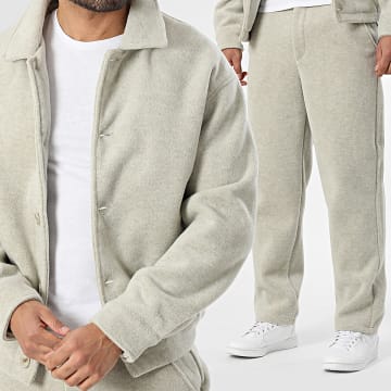 Frilivin - Completo Giacca Bottonata E Pantalone H55 Beige