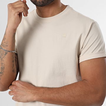 G-Star - Tee Shirt Oversize Compact Jersey D16396-B353 Beige Clair