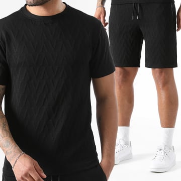 LBO - Ensemble Tee Shirt Et Short Jogging 0381 Noir