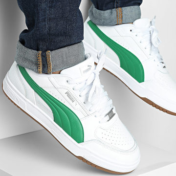 Puma - Baskets Puma Caven III Plus 404490 White Green Puma Silver