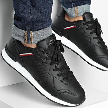 Tommy Hilfiger - Baskets Runner Icon Leather 5740 Black
