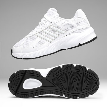Adidas Sportswear - Baskets Lifestyle Runner 3 Stripes White Silver Black