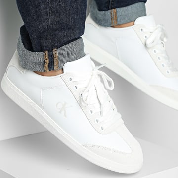 Calvin Klein - Sneakers Low Cupsole Laceup Su 2069 Triple Helder Wit
