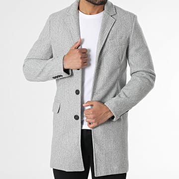 Frilivin - Abrigo 210 Gris Jaspeado