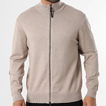 Frilivin - Chaleco con Cremallera 250 Beige