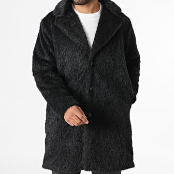 Frilivin - Abrigo de Piel 257 Negro