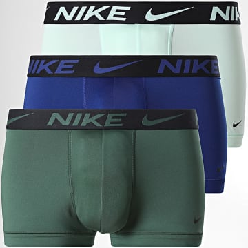 Nike - Lot De 3 Boxers Dri-FIT Essential Micro KE1156 Vert Clair Bleu Roi Vert