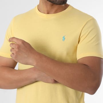 Polo Ralph Lauren - Tee Shirt Original Player Custom Slim Fit Jaune