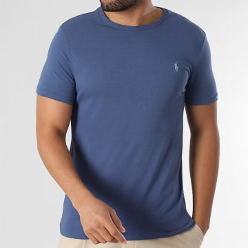 Polo Ralph Lauren - Tee Shirt Original Player Custom Slim Fit Bleu Marine