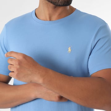 Polo Ralph Lauren - T-Shirt Original Player Custom Slim Fit Hellblau