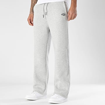 Sale Môme Paris - Pantalon Jogging Large Patch Brodé SLME Gris Chiné