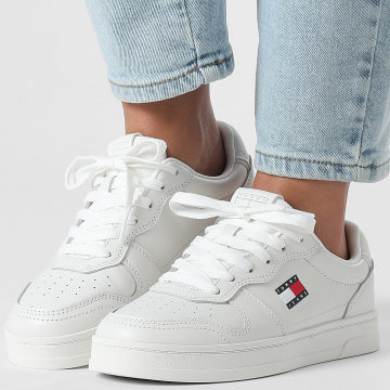 Tommy Jeans - Baskets Femme The Greenwich Leather 3006 Ecru