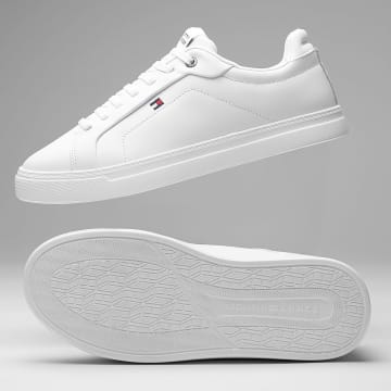 Tommy Hilfiger - Baskets Icon Court Light Essential 5678 White