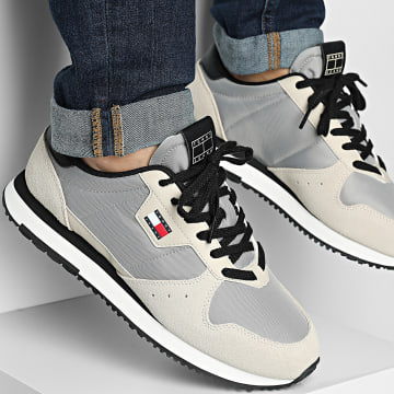 Tommy Jeans - Baskets Eva Runner Leather 1649 Gulf Sand