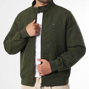 Tommy Hilfiger - Veste Zippée Harrington 7647 Vert Kaki