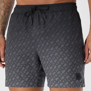 BOSS - Short De Bain Vale 50534343 Gris Anthracite Dégradé